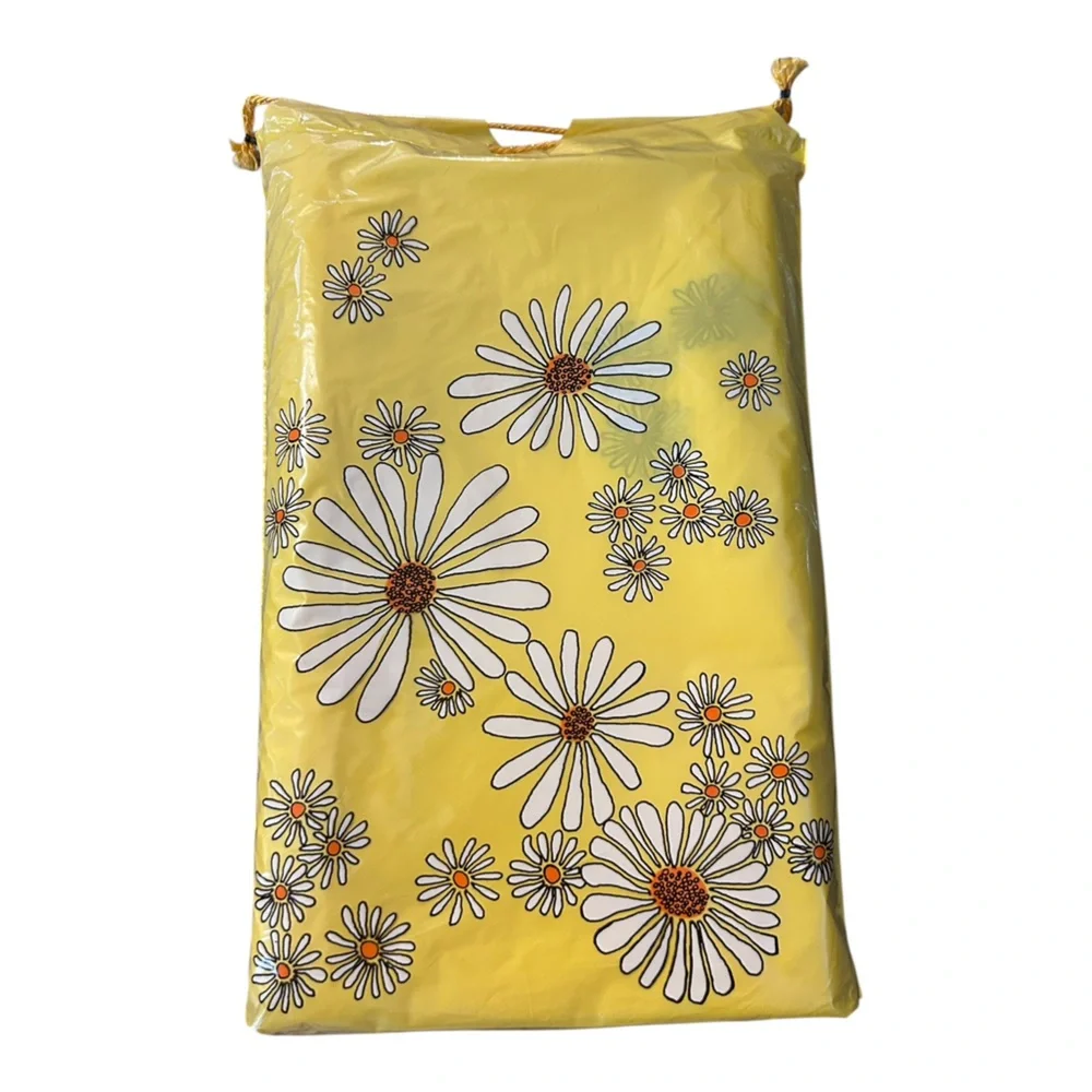 VTG Bemis Crazy Daisy Plastic Bags NOS 89 Total 2 Sizes Mod Groovy Flap Seal USA